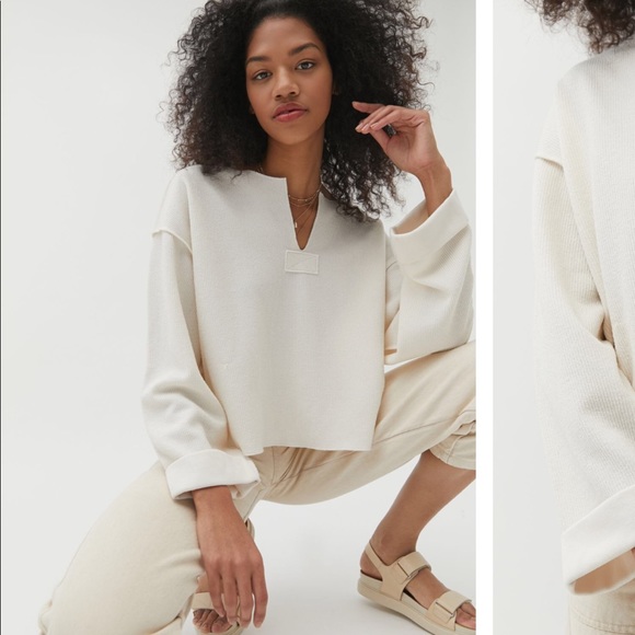 Urban Outfitters Tops - UO Jax inside out notch neck top
